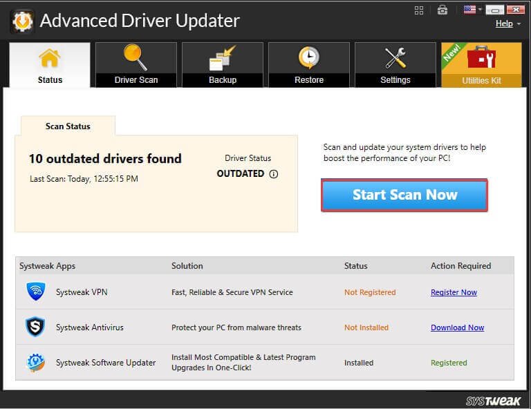 Advanced-Driver-Updater-Home